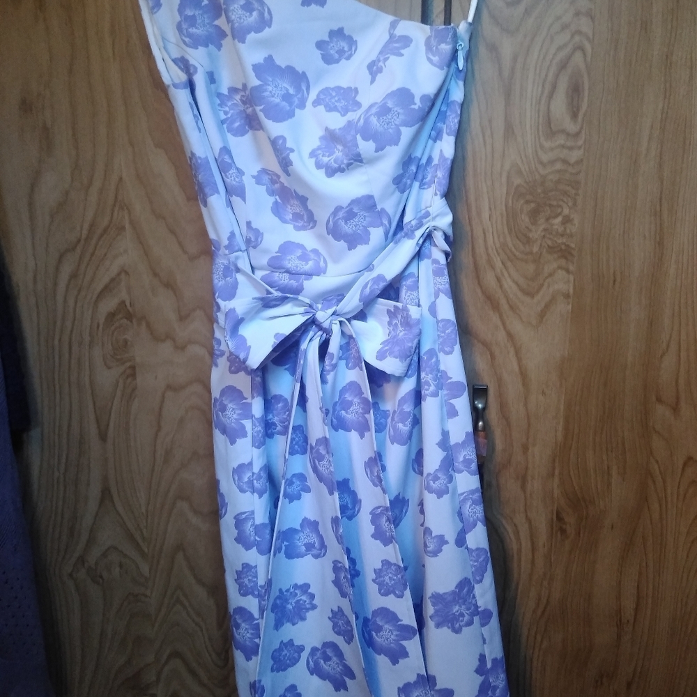 LAVENDER DRESS WITH FLOWERS